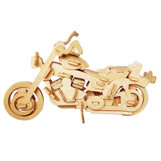Diy Wooden Puzzle Motorcycle