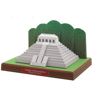 3D  Craft Paper Temple of the Inscriptions